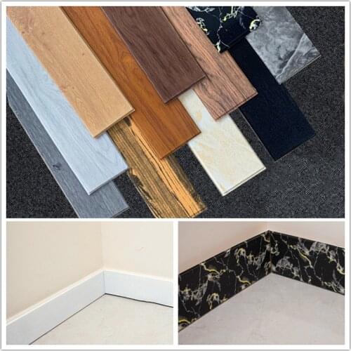 3D Self-Adhesive Skirting Sticker Foot Line Wall Decal Wall Stickers Background Decor DIY Bedroom Wall Corner Foam Decoration