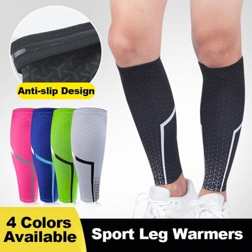 Sports Leg Pad Calf Compression Sleeves Anti-Slip Breathable Warmers Leg Guard Football Climbing Protector Gym Hiking Supplies