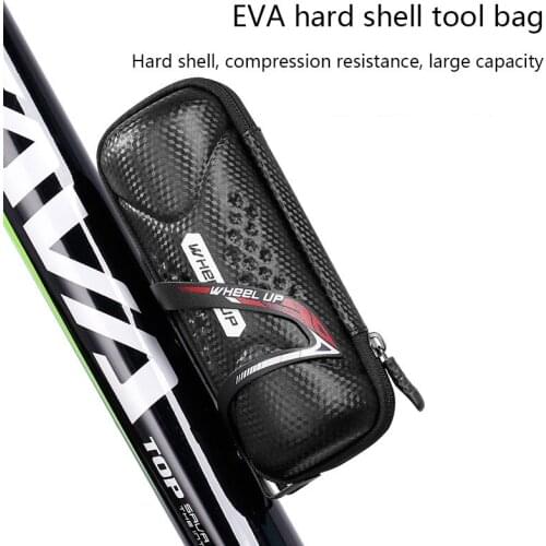 Hard Shell Bicycle Tool Capsule Multifunctional Water Bottle Car Repair Kit PVC Waterproof Storage Bag Outdoor Riding Equipment
