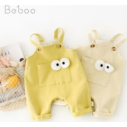 Spring Baby Rompers Girls Ins Korean Style Climbing Clothing Cute Cartoon Cotton Unisex Jumpsuit Infant Babies Clothes For Boys