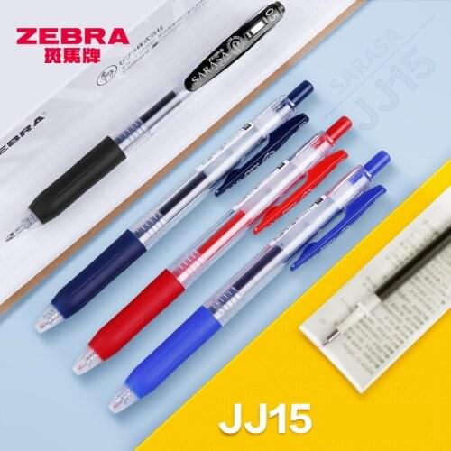Japan ZEBRA Sarasa Clip JJ15 Gel Pen 0.5mm Black/red/blue/blueblack