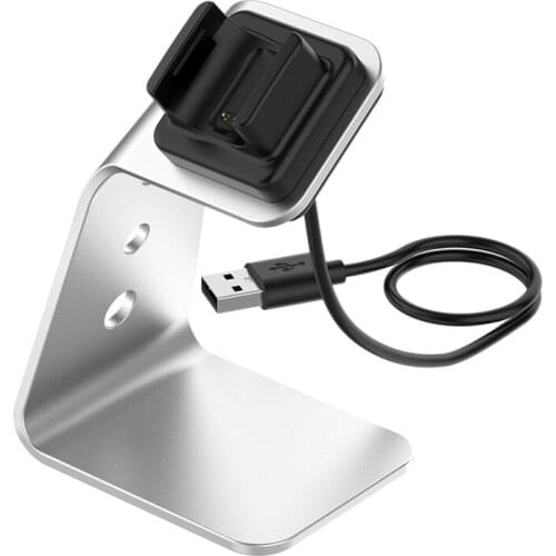 Charger Stand Charger for Fitbit Charge4 /Charge3/ Charge3 SE USB Aluminum Watch Charging Dock