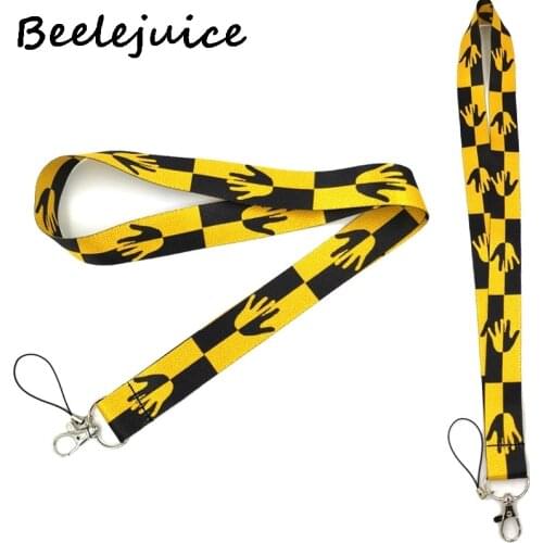 24pcs Human organ hand Neck Keychain Necklace Webbings Ribbons Cartoon Neck Strap Lanyard ID badge Holder Keychain Lanyard Gifts