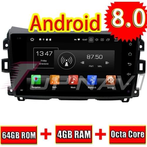 Topnavi Android 8.0 Octa Core Car Autoradio Player for Nissan NAVARA 2016 Right Stereo GPS Navigation 2 Din Video Stereo NO DVD