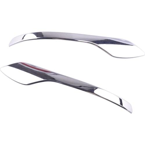 2Pcs Car Chrome Exterior Side Rearview Mirror Stripe Molding Trim Emblems ABS Plastic Fit for Honda CR-V 2020 2019 2018 2017