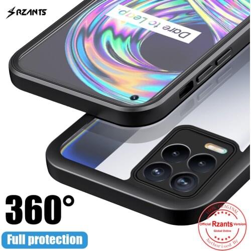 For OPPO Realme 8 Realme 8 Pro Case [360 Bettle] Full Protection Cover Soft Transparent Shockproof Phone Casing