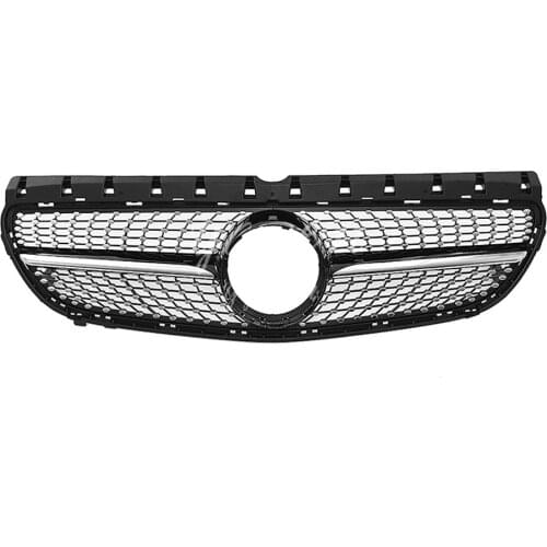 Black Front Mesh Front Grille Vent For Mercedes Benz W246 B200 B-Class 2015 - 2019