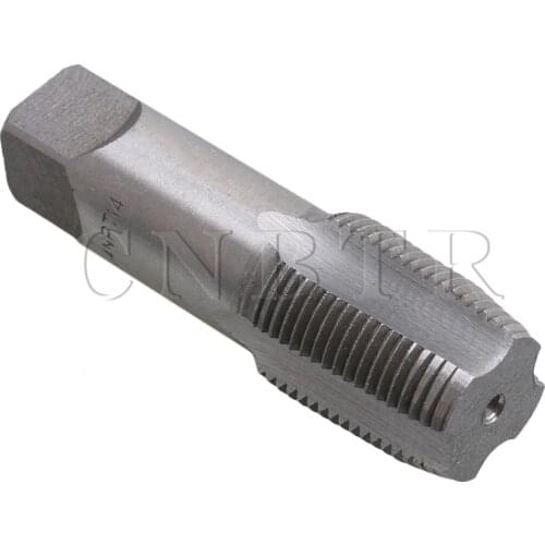 CNBTR 3/4" NPT Titanium Color Carbon steel Machine Screw Thread Metric Plug Tap to Chase Thread Pack in Clear Case