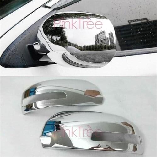 For Mitsubishi Outlander 2017 2018 2019 Chrome Side Wing Review Mirror Cover ABS Decoration Car Sticker Car Styling Accessoy