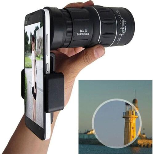 Monocular Telescope Outdoor Optical Lens Telescope Professional Dual Focus 16x52 Night Vision