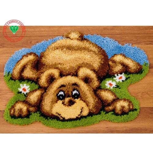 DIY Needlework Latch hook rug kits carpet kids sets for embroidery Stitch threads Carpet embroidery cross-stitch kits carpet