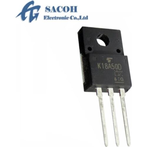 Free Shipping 10Pcs TK18A50D K18A50D TK18A60V TK18A60D TK18A30D TO-220F 18A 500V Switching Regulator Applications