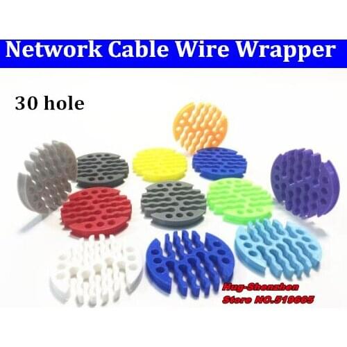 30 hole NEW 5 category/6 category Network module network cable lines comb machine Wire Arrangement tidy tools for computer room