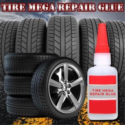 Car Tire Repair Patch 20ml Mighty Tire Repair Glue Tyre Puncture Sealant Glue Bike Rubber Cement Adhesive Tire Tube Patch Glue