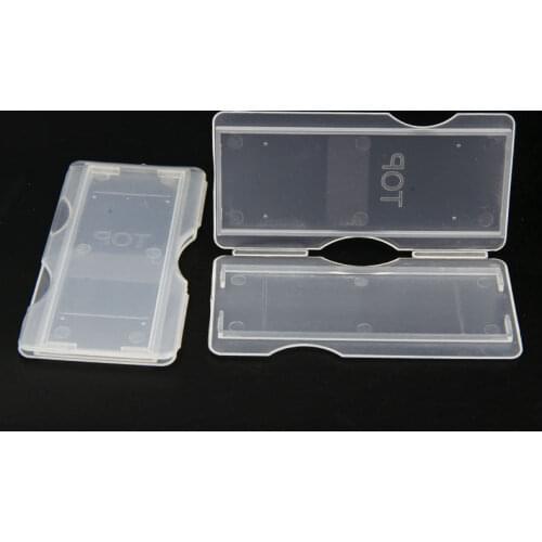 20PCS Portable Lab ABS Plastic Microscope Slides Holder Dispenser Box