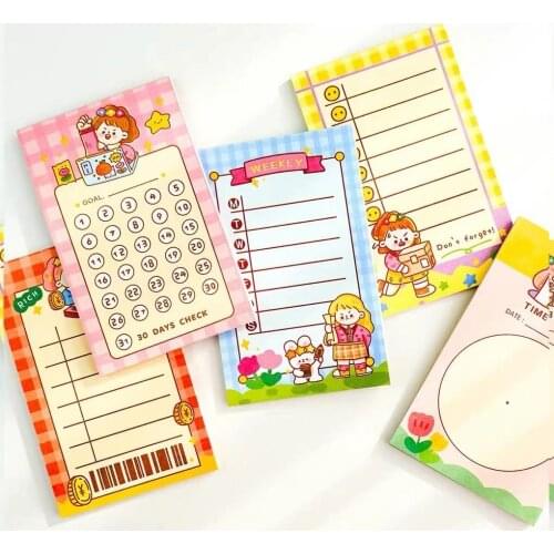 Lovely Little Days' Plan Memo Set for Card Making DIY Scrapbooking Bullet Journal Note