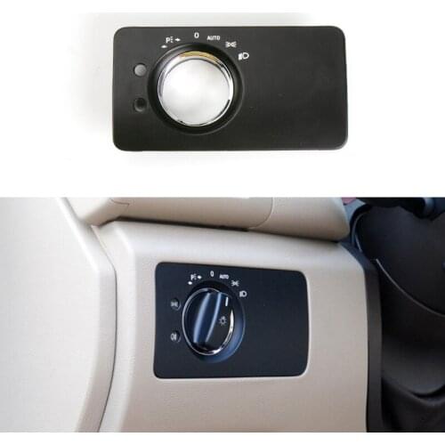 Car Interior Inner Headlight Switch Button Panel Cover Trim Replacement for Mercedes-Benz R-CLASS W251 2016-2017
