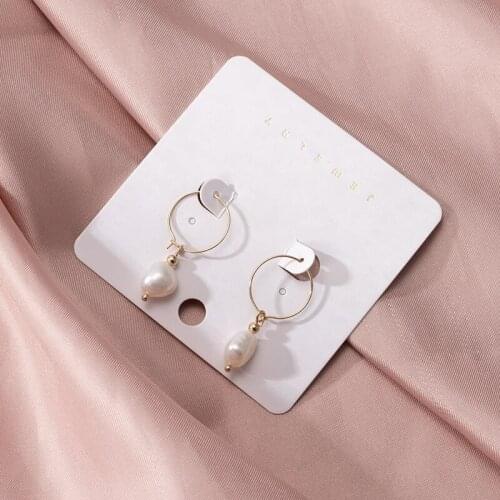 New Statement Fashion Pearl Earrings Korean Style Dangle Earrings For Women Jewelry Party Gifts For Teenagers 2021 серьга