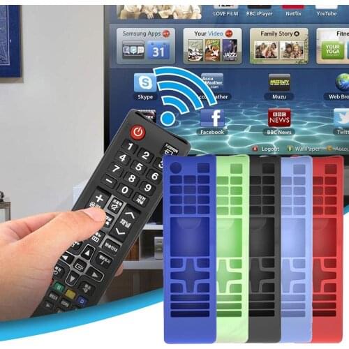 Silicone TV Remote Control Case Cover Box Skin For Samsung BN59 01199F AA5900602A Smart Home ontrol box Protector Shell holder