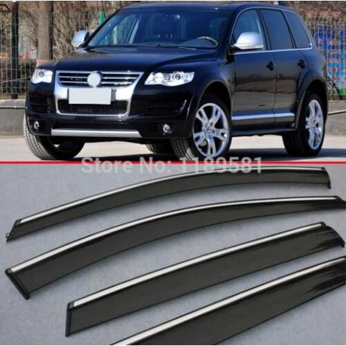 For VW Touareg 2007-2010 Window Wind Deflector Visor Rain/Sun Guard Vent