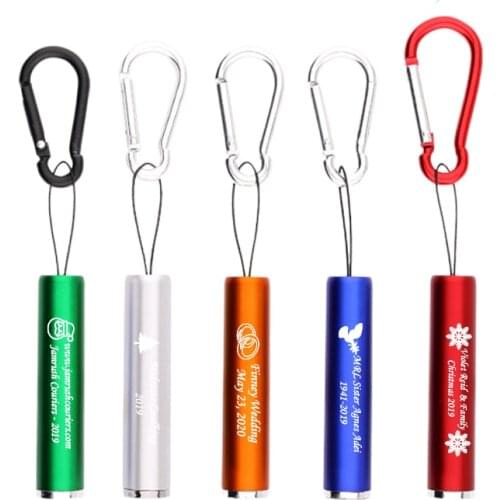 Waterproof Pocket Light Miniature Flashlight OME logo Moonlight Custom LOGO Promotional Gift Lightbox Flashlight Camping light