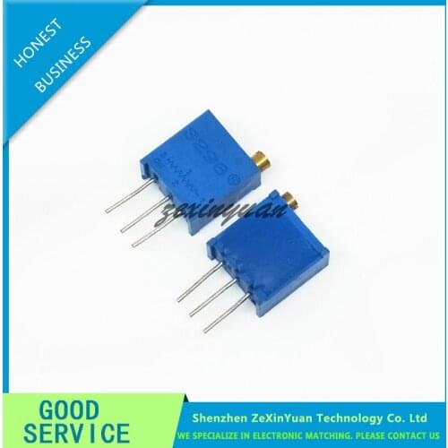 20pcs 3296W-1-101LF 3296W 101 100 ohm Top regulation Multiturn Trimmer Potentiometer High Precision Variable Resistor