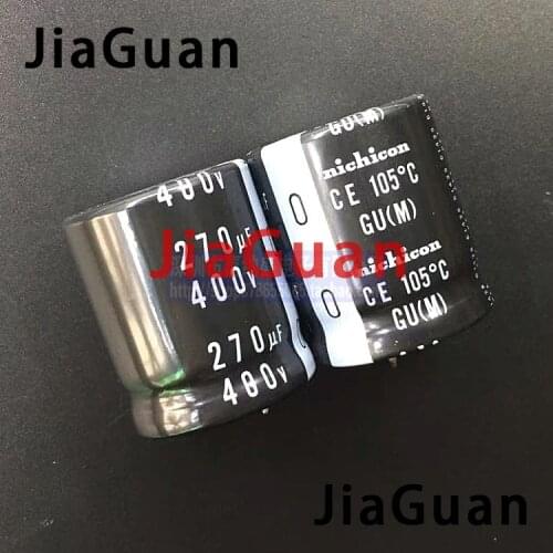 4pcs Genuine NICHICON GU 400V270UF 30X35mm electrolytic capacitor 270uF/400v CE 105 degrees 270uf 400v gu