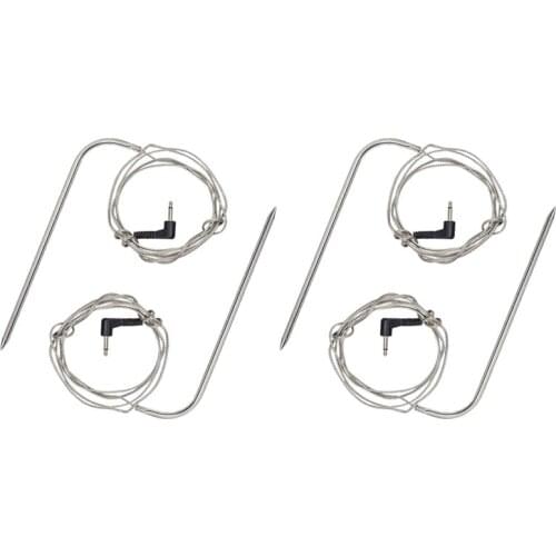 4Pcs Replacement High-Temperature Meat Probe for Pellet Grills and Pellet Smokers Compatible for Pit Boss Grills