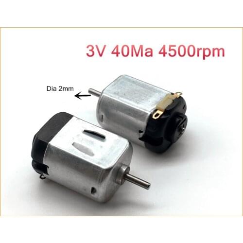 5X New 130 dc motor low speed toy motor, Scientific experiment four drive motor,3V 40Ma 4500rpm