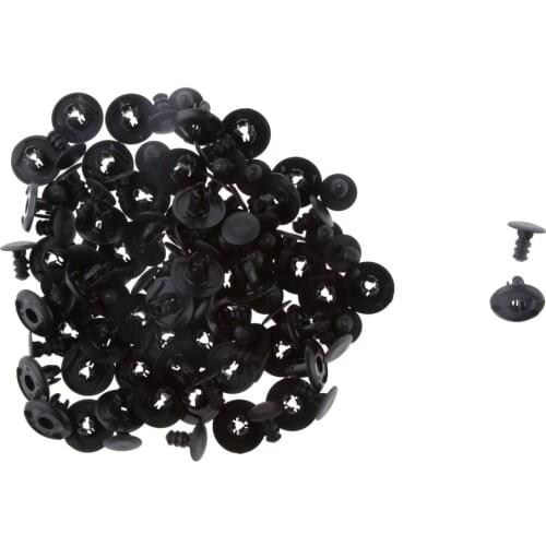 50pcs Car Splash Guard Liner Clip Push Retainer For Honda Civic Accord Acura