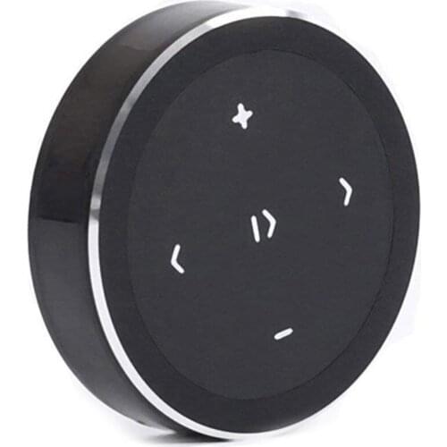 Car Wireless Mobile Phone Multimedia Bluetooth Multifunctional Steering Wheel Remote Controller (Black)