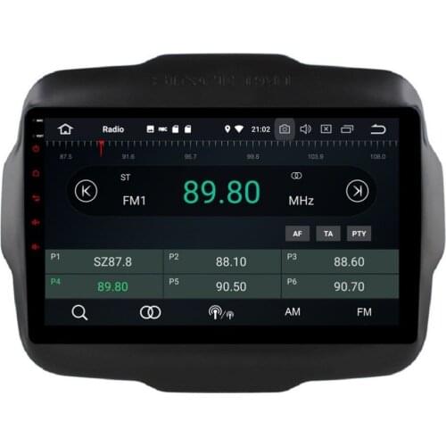 4GB+32GB Octa Core 9" Android 8.0 Car Radio DVD Player for Jeep Renegade 2015 2016 2017 GPS Bluetooth WIFI USB DVR Mirror-link