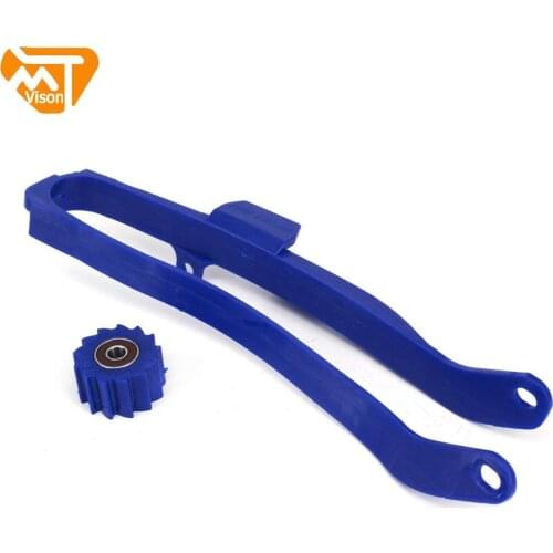 For YAMAHA WR 250F 2015-2016 WR 450 F 2016 YZ250F 450F YZ 2009-2017 Motorcycle Chain Slider Swingarm Guide with Lower Roller