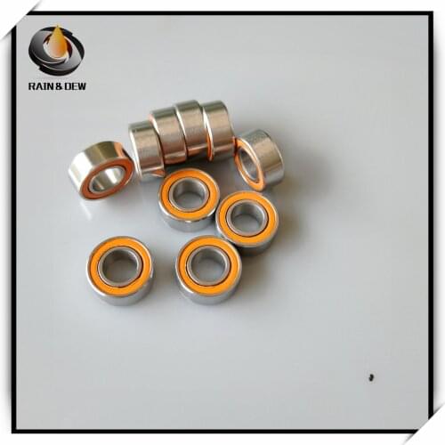 10Pcs Ceramic Bearing S MR 105 RS CB 5x10x4 mm ABEC7 Stainless Steel Hybrid Ceramic Fishing Reel Bearings MR105