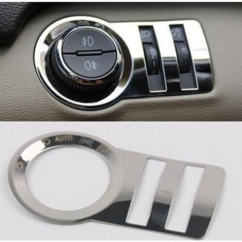 Car Headlight Switch Trim Decal Cover Stylish For Chevrolet Cruze Buick Encore REGAL GT XT Car Headlight Switch Trim