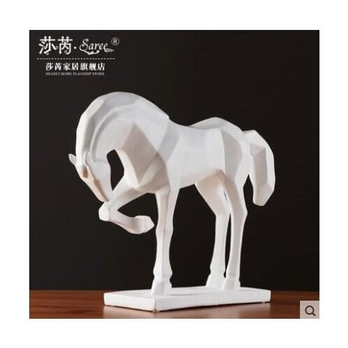 NORDIC MODERN MINIMALIST TV CABINET DECORATIONS ANIMAL HORSE HOME WINE CABINET LIVING ROOM MODEL ROOM CRAFTS