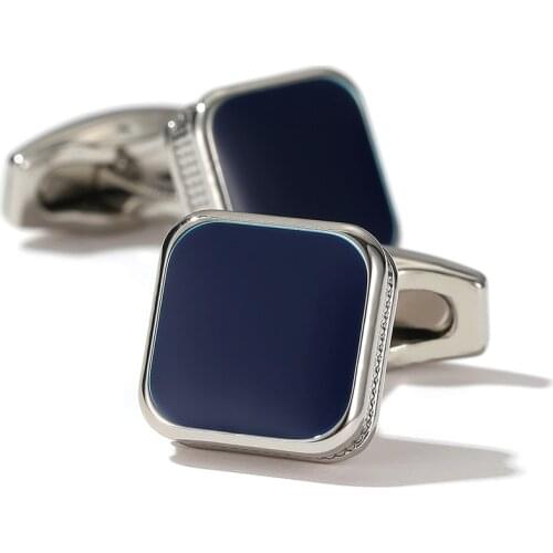 New 2020 Mens Cufflinks Square Simple Classic Business Cuff Links 3 Colors Available French Shirt Accessories Men Jewelry