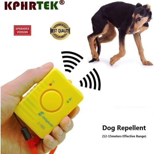 Original Ultrasonic Dog repeller Dog Repellent Sonic Deterrent Pet Chaser Super Powerful Rechargeable nf