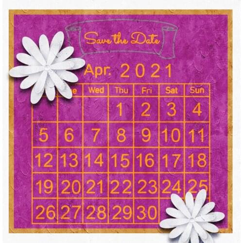 PANFELOU 11x16cm 2021 calendar Transparent Silicone Rubber Clear Stamps cartoon for Scrapbooking/DIY Easter wedding