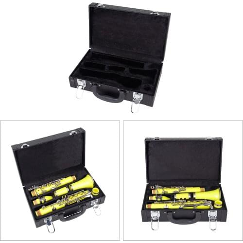 Replacement Clarinet Storage Case Black Tube Shockproof Anti Dust Instruments Accessory Carrying Bag