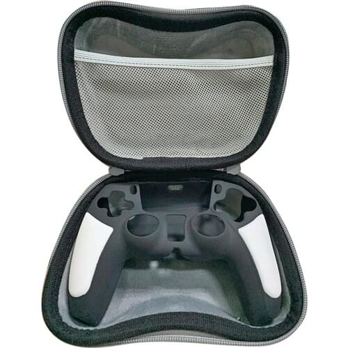 Game Controller Hard Shell Portable EVA Host Game Carrying Case Dustproof Bag for Sony PS5 DualSense Xbox Series X Controller