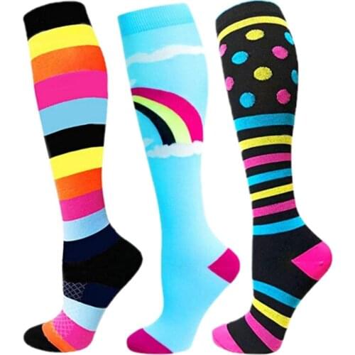 24 Styles Men Women Socks Compression Socks For Rugby Golf Socks Hockey Socks Men Socks For Anti Fatigue High Stocking EU 39-47