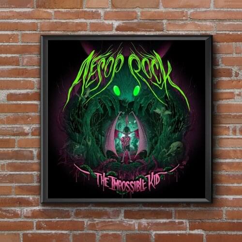 Aesop Rock - The Impossible Kid Album Cover Poster Music Singer Star Canvas Poster Wall Painting Home Decoration ( No Frame )