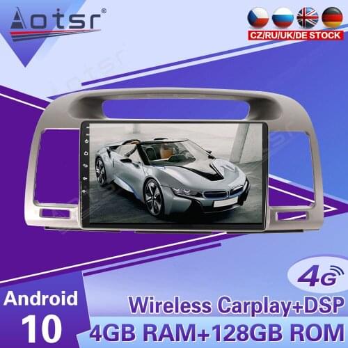 2 Din IPS Screen Android 10 DSP Car Multimedia Player For Toyota Camry 5 XV 30 2001 2002 -2006 Navi Audio Radio Stereo head unit