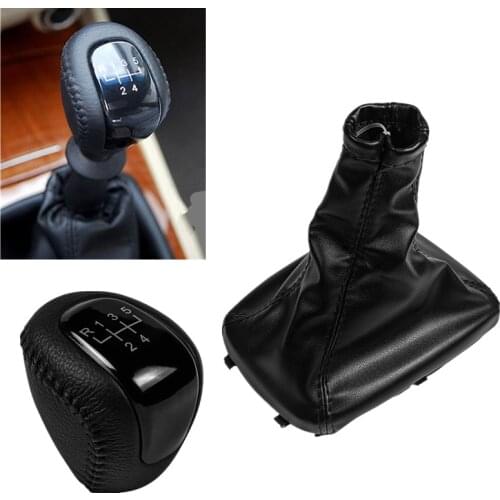 For Buick Excelle 2008 2009 2010 2011 2012 Leather Gear Shift Knob Lever Gaiter Boot Cover Case Collar Car Styling Accessories