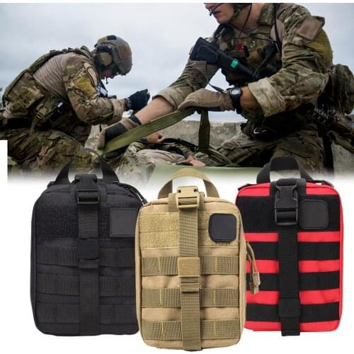 Outdoor Sports First Aid Kit Waist Pack Mountaineering Rock Climbing Lifesaving Bag Tactical Medical Wild Survival Emergency Kit