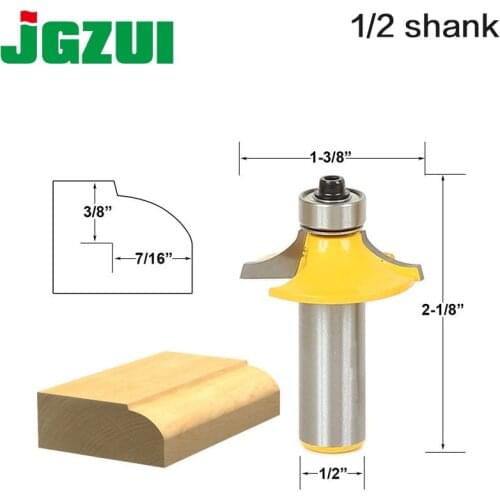 1pc Drawer & Cabinet Door Front Edging Thumbnail Router Bit-1/2" Shank 12mm shank woodworking cutter woodworking bits