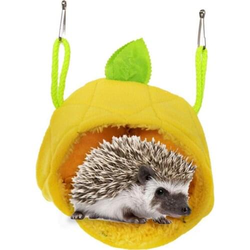 Small Pet Nest Cartoon Fruit Shape Guinea Pig Hedgehog Warm House Hanging Bed bird cages для попугаев