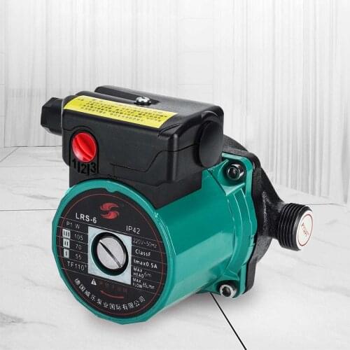 Central Heater Pump Silent Heating Hot Water Circulation Pump Solar Warmer Boiler Heater System 3-speed 100w