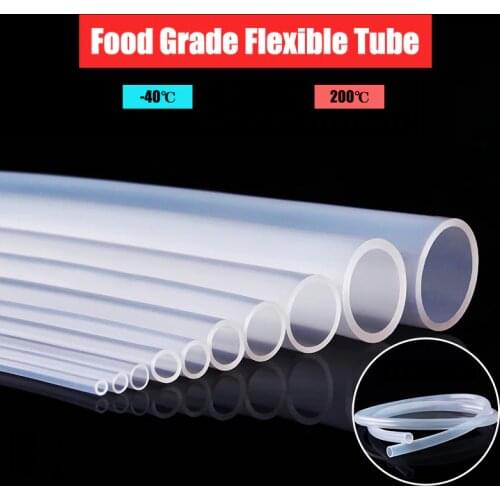 NuoNuonuowell Food Grade Flexible Tube Silicone Hose 4MM-16MM High Temperature Resistance Custom Length